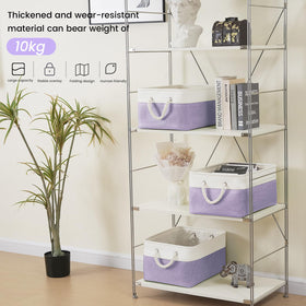 VQRTEXA basket with integrated side handles for easy portability.