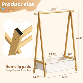 Vriccc dress up rack foldable design enables compact storage