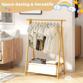 Vriccc dress up rack in use highlights easy assembly