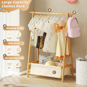Vriccc dress up rack side hooks provide space for accessories