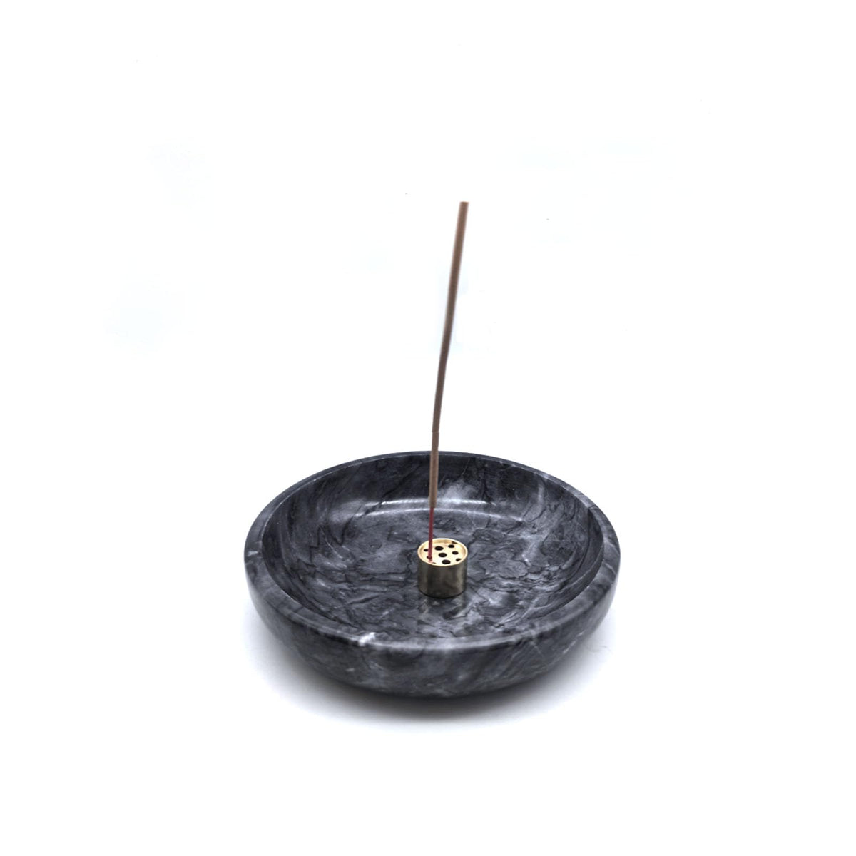 Vrupin marble cone incense holder for elegant decor and ease of use.