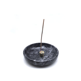 Vrupin marble cone incense holder for elegant decor and ease of use.