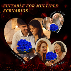 Vryblos Forever Blue roses are a romantic gift for anniversaries