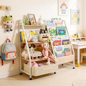Vsonker fabric toy drawer provides soft, washable storage for plush toys.