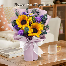 VTJMB Long-Lasting Preserved Flowers stay vibrant for years with minimal care.
