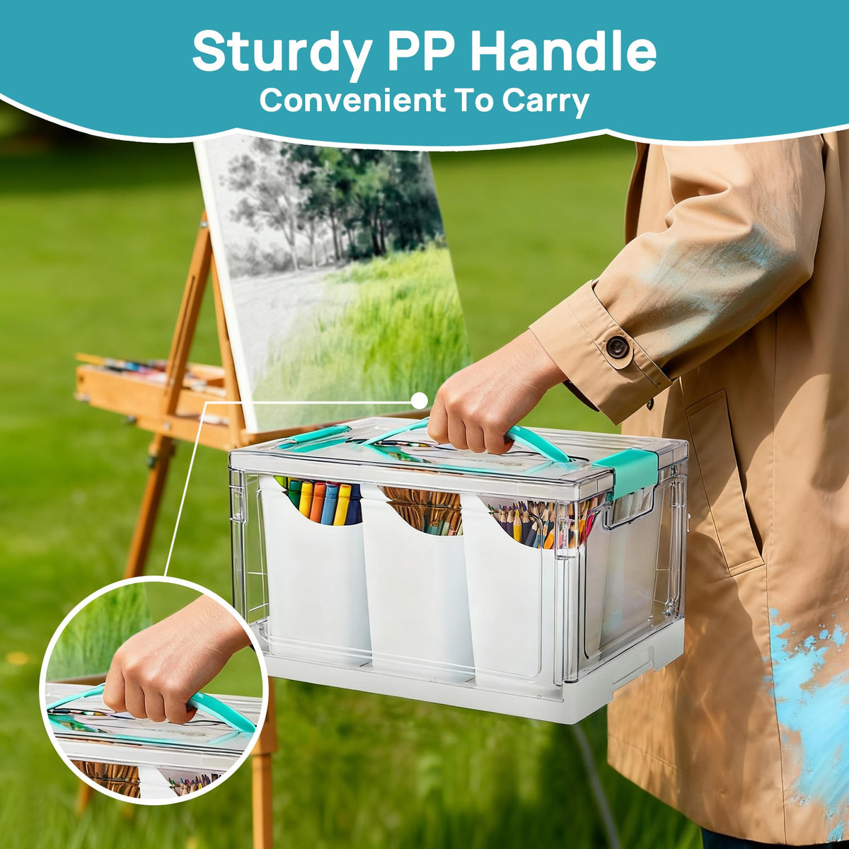 Vtopmart clear organizer durable-pet-construction highlights long-lasting storage and reliable use.