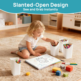 Vtopmart 24 Qt organizer transparent-lid-view enables instant content visibility.