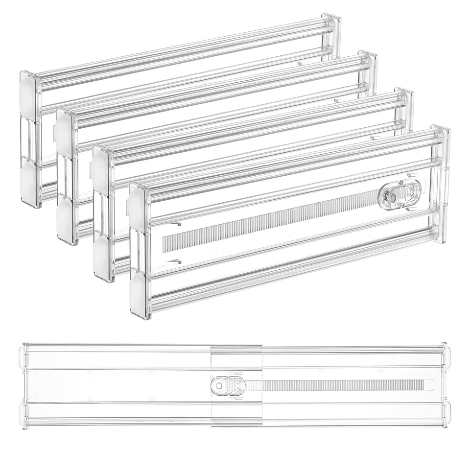 Vtopmart extendable drawer dividers keep large drawers neatly organized.
