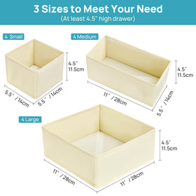 Vtopmart drawer storage solution for nursery and closet organization.