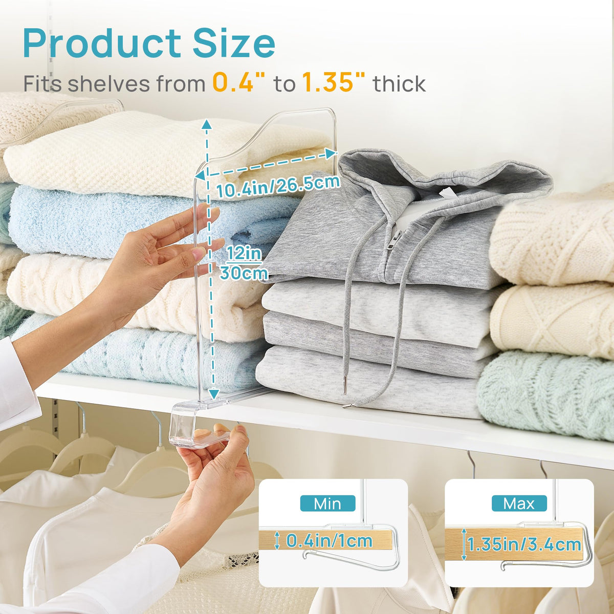 Vtopmart closet organization for bags and totes