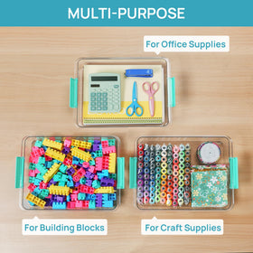 Vtopmart on-shelf storage bin ideal for magazines and documents