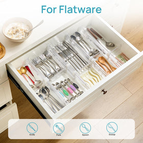 Vtopmart clear durable plastic highlights organization and long-lasting reliability.