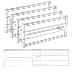 Vtopmart 6in tall drawer divider extended to fit deep drawers.