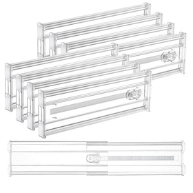 Vtopmart drawer divider with interlocking design for stability and organization