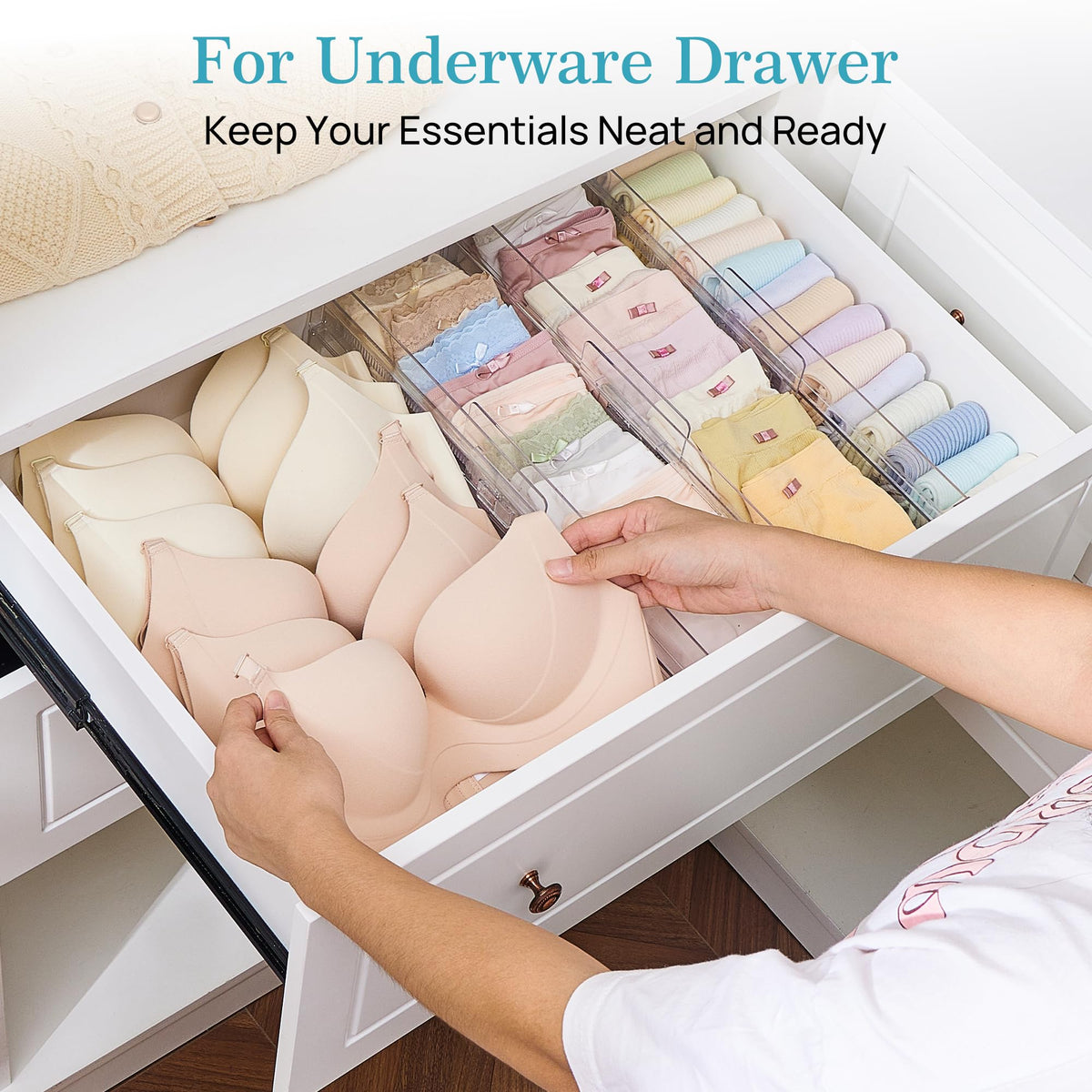 Vtopmart silicone buffers prevent drawer scratching during use