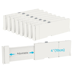 Vtopmart drawer dividers extendable from 11.3 to 17 inches for flexible organization