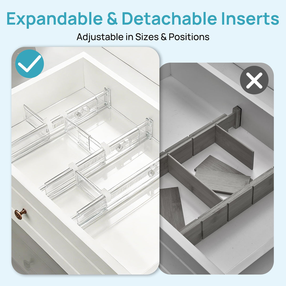 Vtopmart easy installation removes with a press of a button for quick reuse.