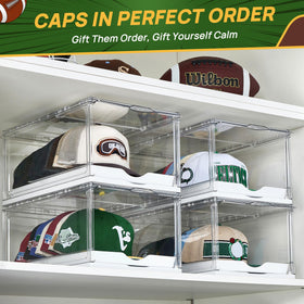 Vtopmart stackable design maximizes storage without adding clutter.