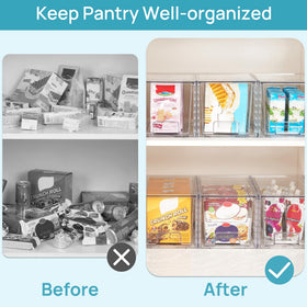 Vtopmart multi-purpose organizers fit pantry, bathroom, or under-sink spaces.