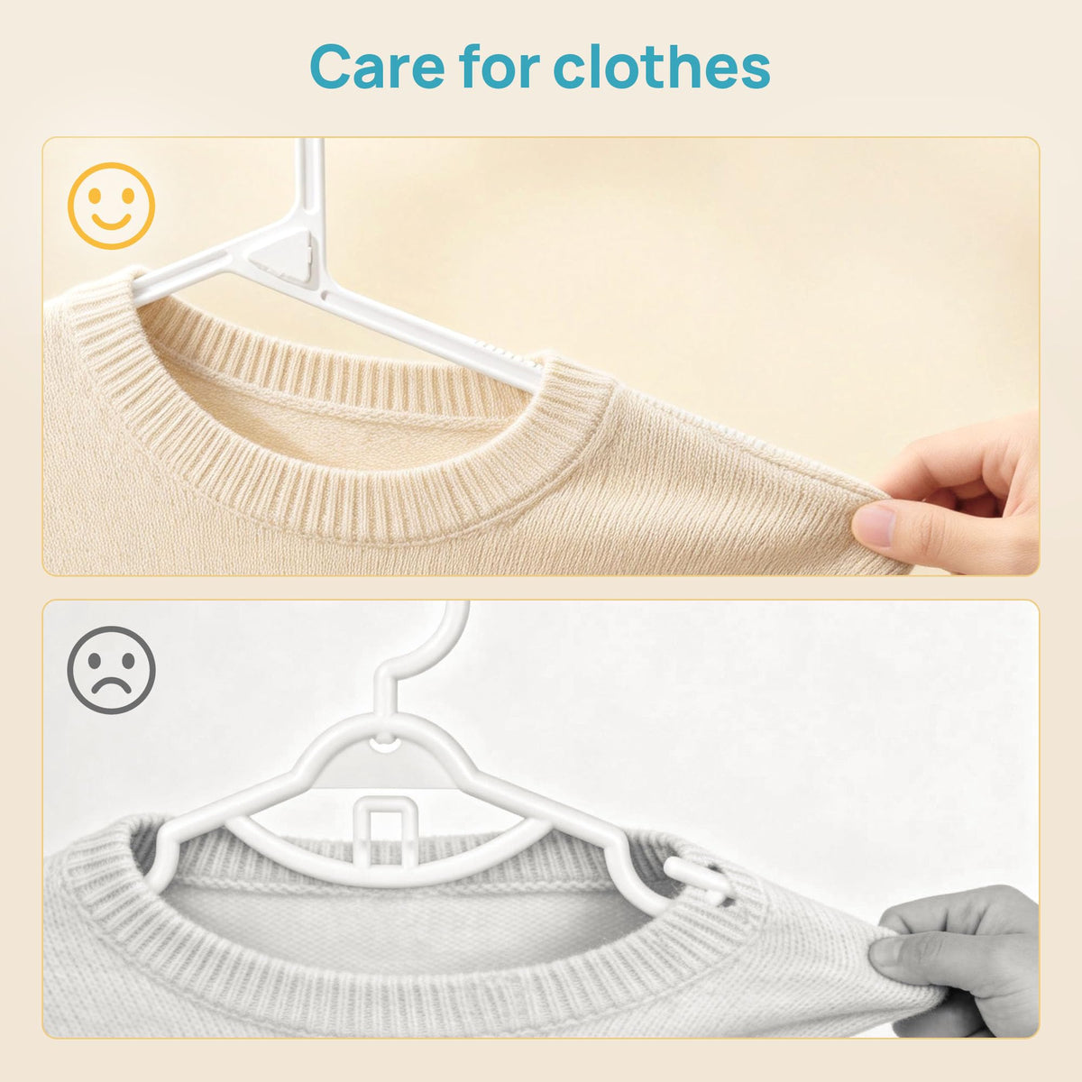 Space-saving solution keeps closets neat with a simple, scalable system.