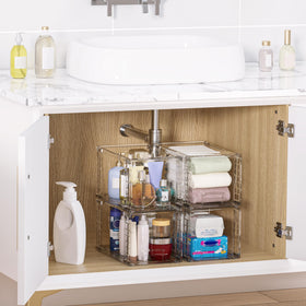 Vtopmart pull-out rails enable smooth, easy drawer operation
