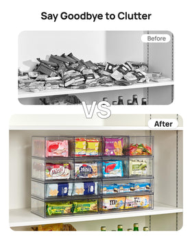 Vtopmart under-sink organization drawers tidy cleaning supplies.