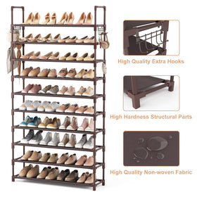 VTRIN 10-tier rack assembled in a neat setup