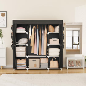 VTRIN portable closet cover protects clothes from dust and light.