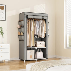 VTRIN portable closet wardrobe free-standing design adapts to any room layout.