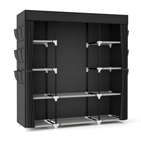 VTRIN spacious wardrobe in bedroom setup showing organized space.