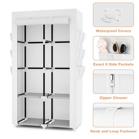 VTRIN dustproof cover keeps clothes clean and protected.