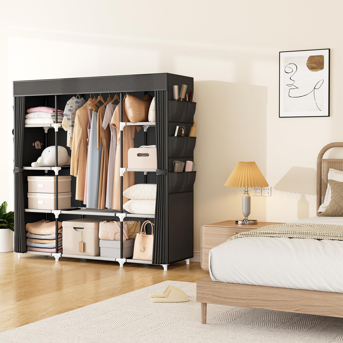 VTRIN sturdy metal frame supports long-term use and weight capacity.
