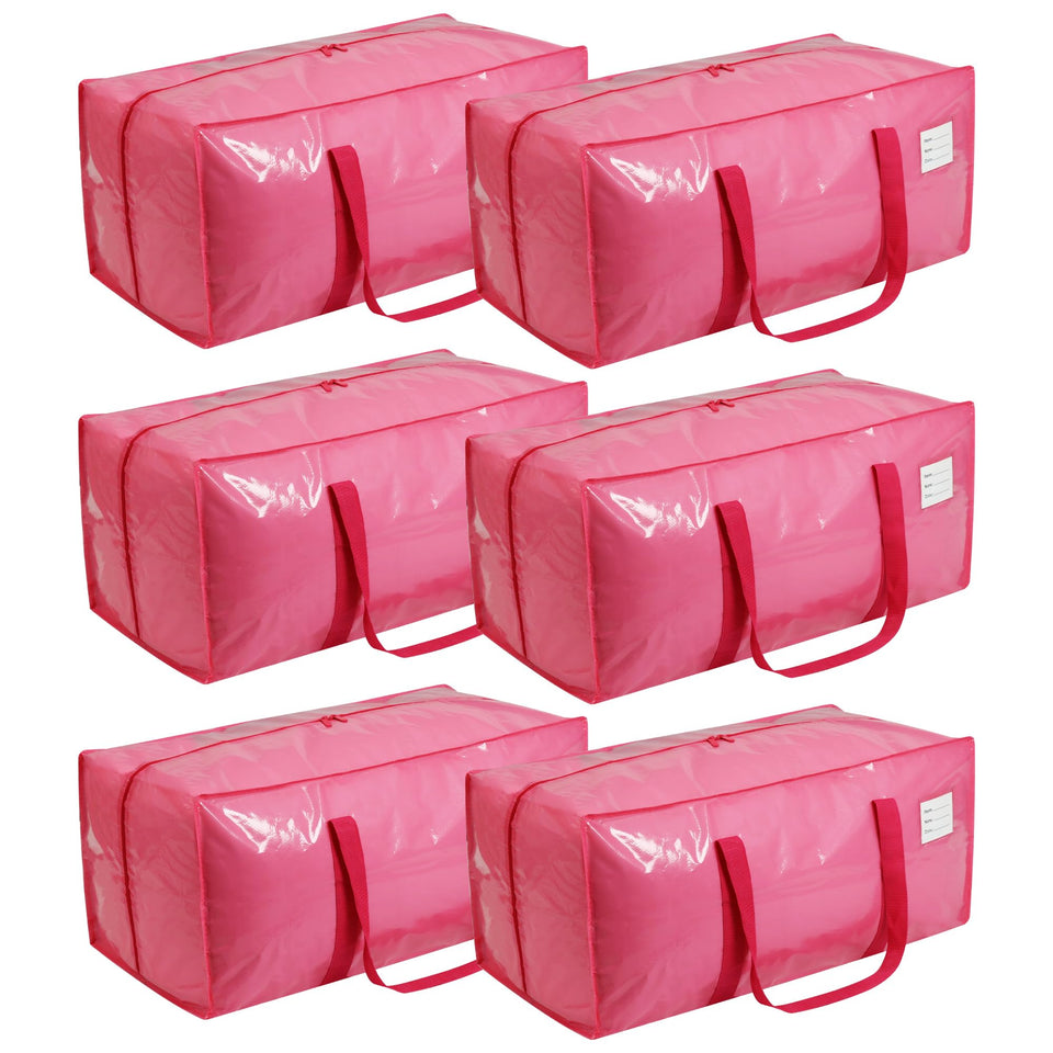 VTSVTS pink moving bags large size with ample space for clothes and bedding.