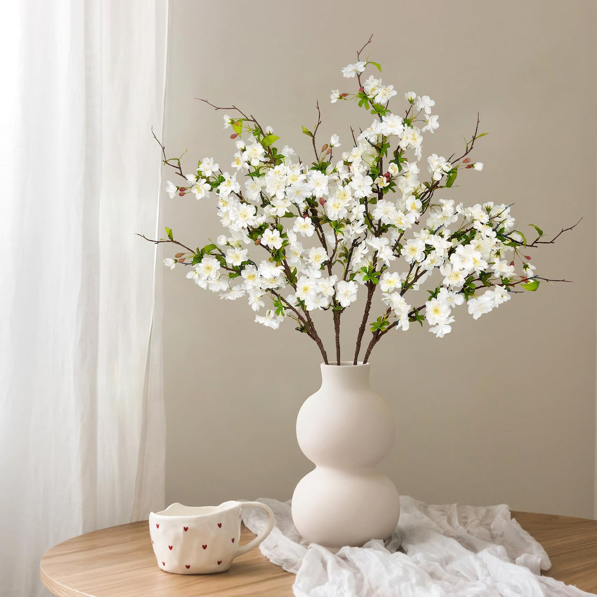 VUAHAUL long-stem cherry blossom arrangement for versatile display