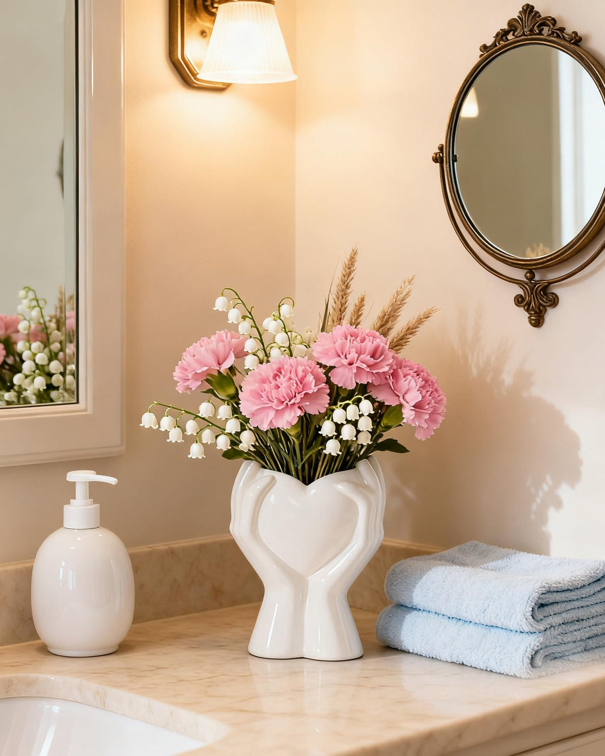 VUZDVJO Modern minimalist vase blends with Nordic or boho styles.