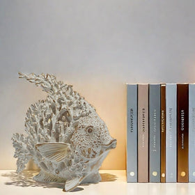 VVGIFTS undersea coral-like angelfish sculpture adds oceanic charm