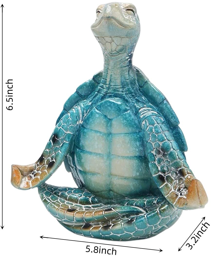 VVGIFTS coastal beach decor figurine offers a calming visual for meditation corners.