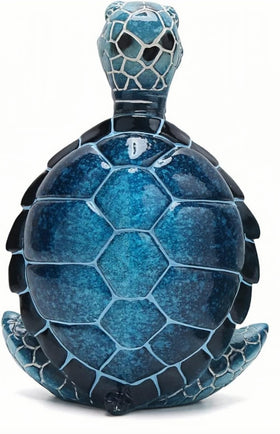 VVGIFTS zen sea turtle sculpture for tranquil bedroom or shelf display.