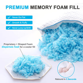 VVZ pillows support neck and shoulders, ideal for side, back, or stomach sleepers