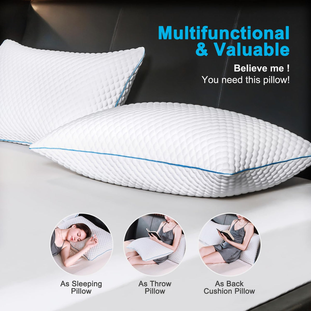 VVZ breathable washable cover enables easy care and long-lasting freshness