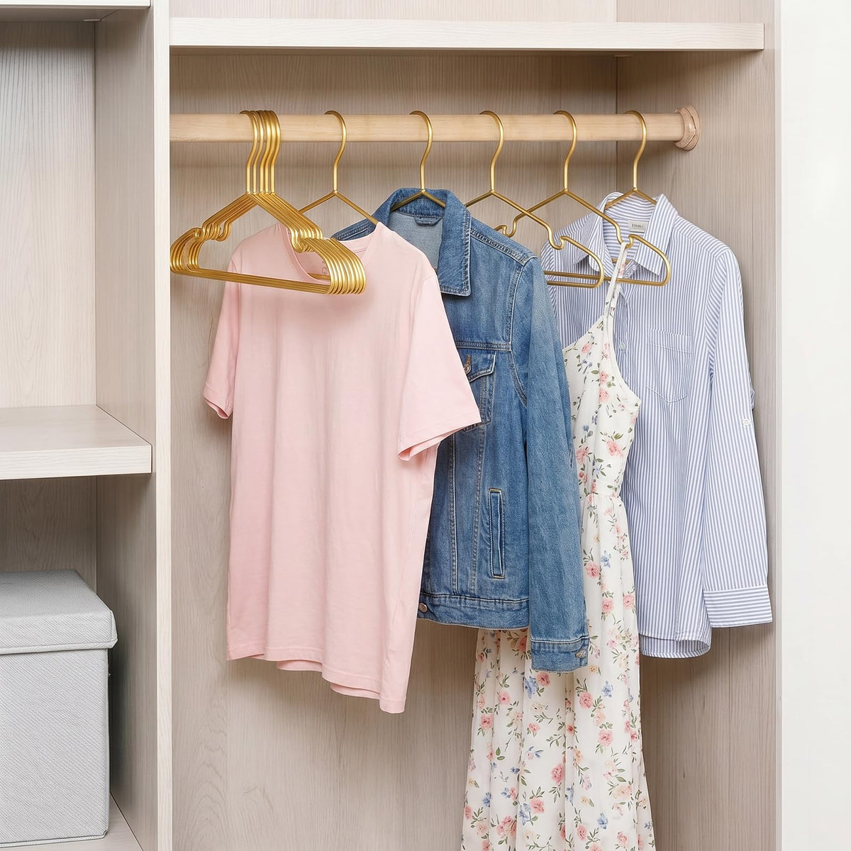 VWV bottom hanger area designed for pants and jeans organization.