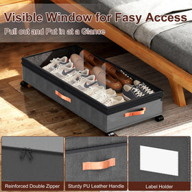 VXEAPADE 4 silent 360° swivel wheels enable smooth, quiet moves.