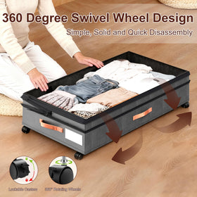 VXEAPADE labeled organization system helps you sort clothes and accessories.