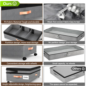 VXEAPADE removable wheels allow flat storage when not in use.