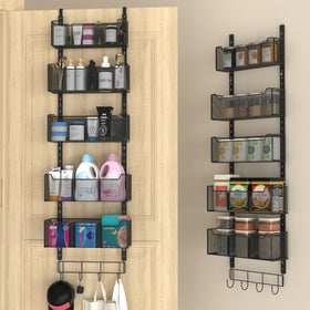 VyGrow over the door organizer shows heavy duty metal construction for durable storage.