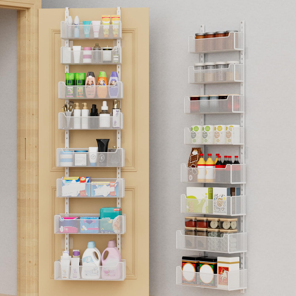 VyGrow Over The Door Organizer with 8-tier design for spacious storage.