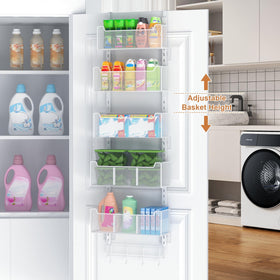 VyGrow pantry door organizer offers large capacity storage for groceries and snacks