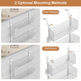 VyGrow Powder-coated finish increases durability and smooth operation behind doors.