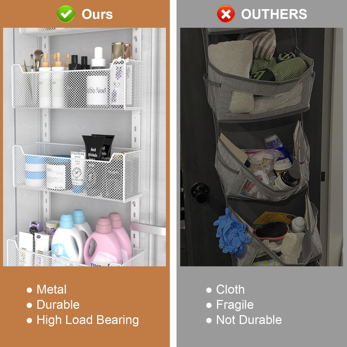 VyGrow Versatile storage solution fits pantry, kitchen, laundry, and more.