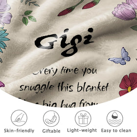 VZITSQS Blanket 50x60 dimensions, easy to drape and store.